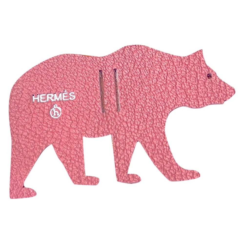 Hermes Bear Charm. New w ribbon!